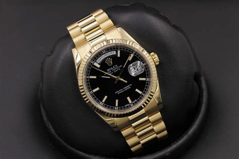 rolex day date black price|pre owned Rolex Day-Date.